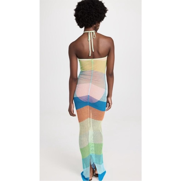 🌈 NWOT PQ SWIM Daria coverup Colorful Crochet Swim Cover-Up size XS/S - Picture 7 of 11